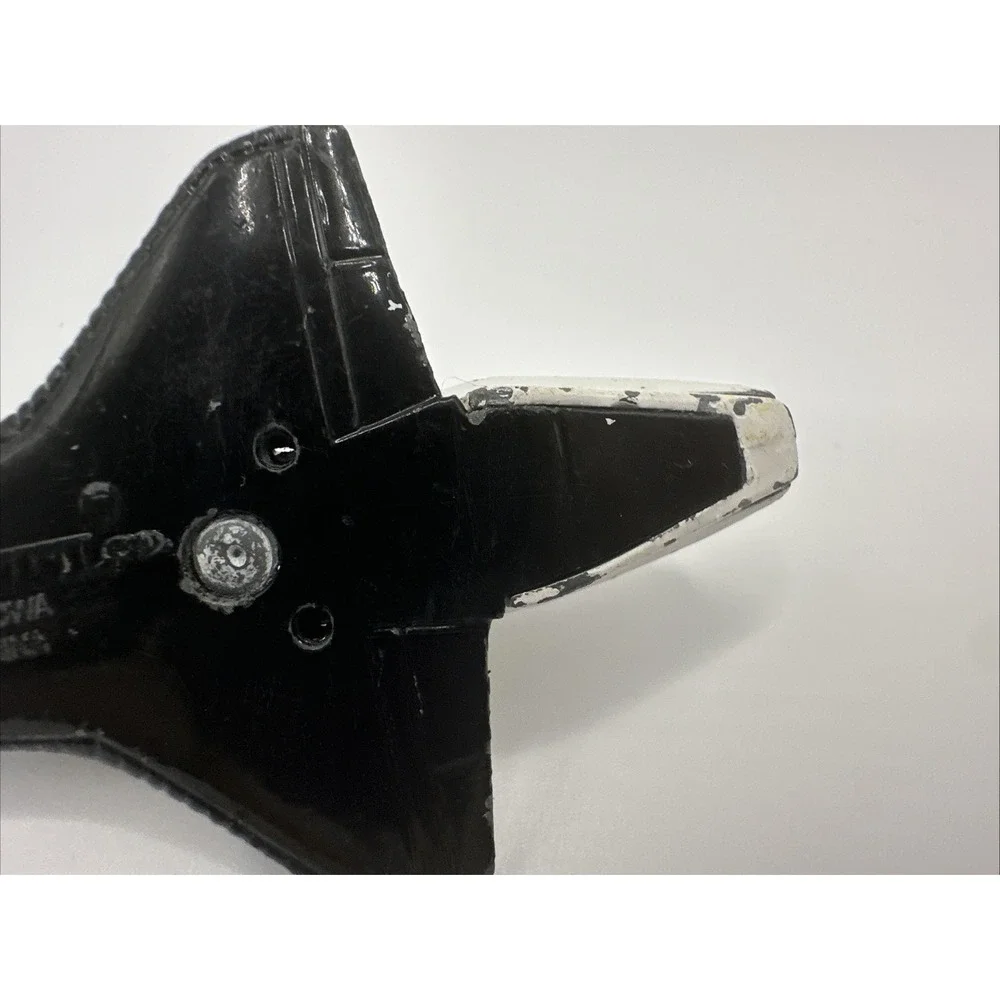 Vintage Ertl NASA Space Shuttle Die Cast Metal Toy USA White Orbiter 3 Inch